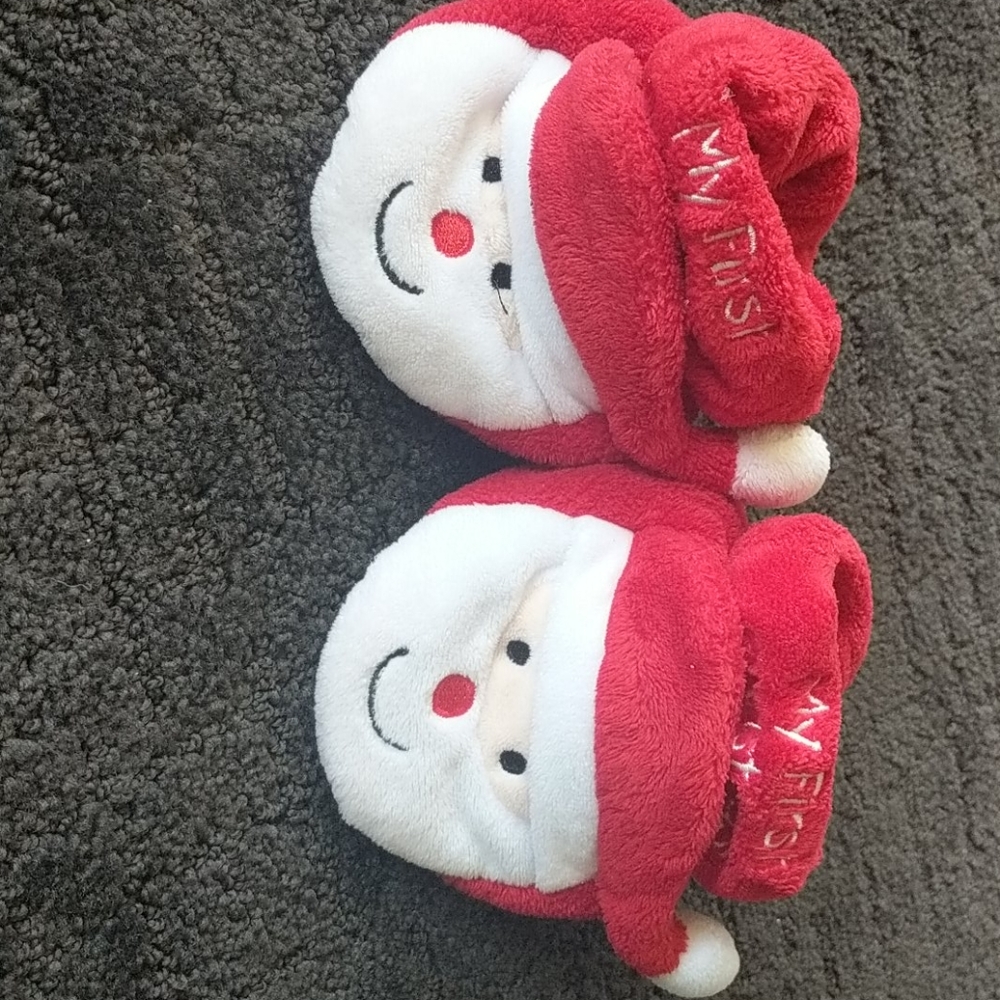 My first Christmas shoes, santa shoes